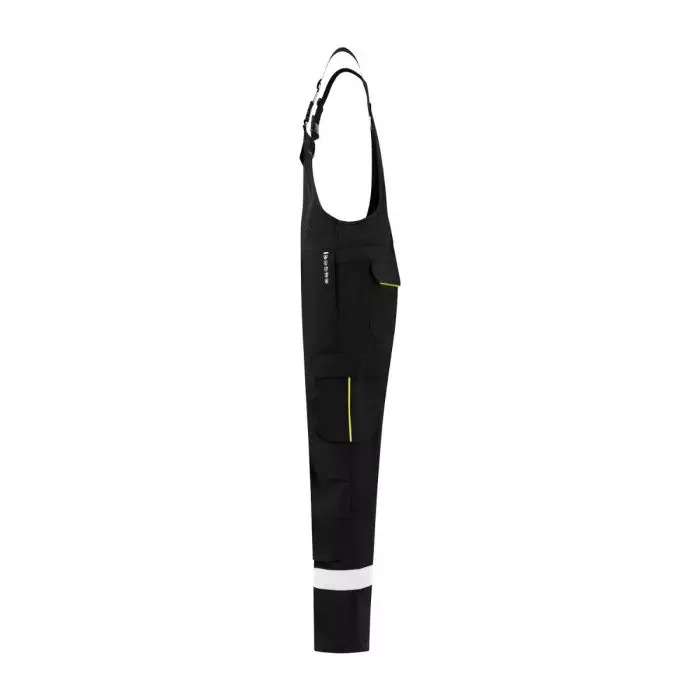 Dapro WGTECHB-BL-HVYE, Globe-Tech Latzhose, Schwarz/Warngelb, image 2