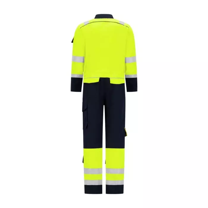 Dapro WVOL2C-NB-HVYE, Volt Class 2 Coverall, Oil Black/Hi-Vis Yellow, image 2, gallery thumbnail