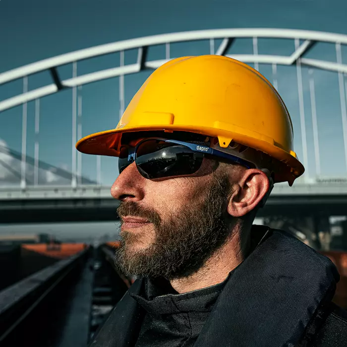 Dapro EOFF-NB-DA, Offshore Safety Glasses, Navy Blue/Dark, image 2, gallery thumbnail