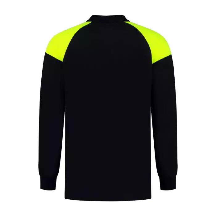 Dapro WGTECHLP-BL-HVYE, Globe-Tech Polo, Schwarz/Leuchtgelb, image 2