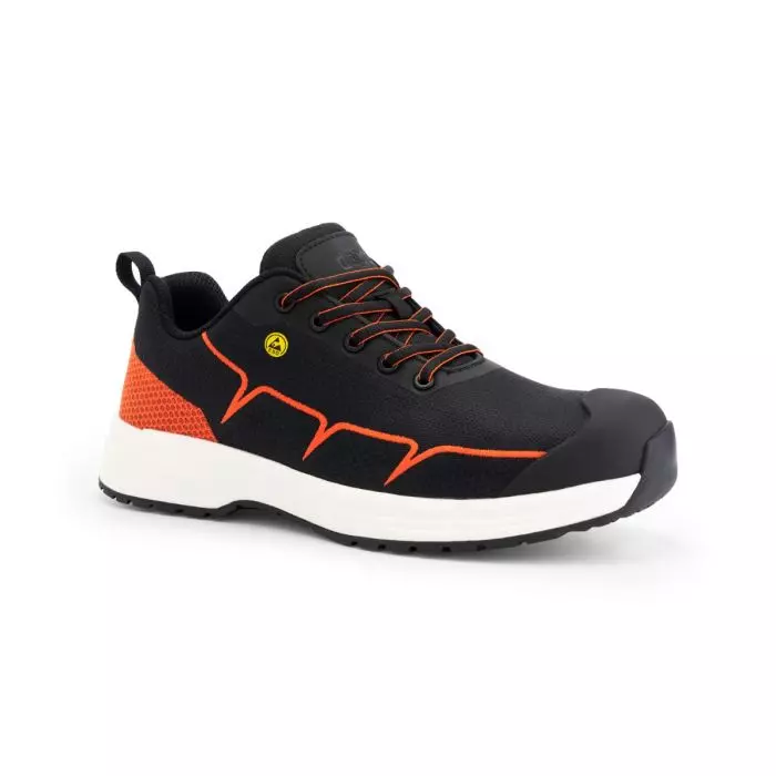 Dapro FFLACS1PC-BL-OR, Flame Knit Work Shoe C S1P C, Black/Orange, image 1, gallery thumbnail