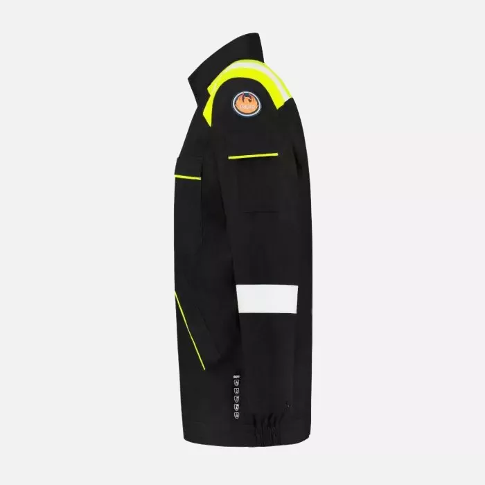Dapro WGTECHJ-BL-HVYE, Globe-Tech Jacket, Oil Black/Hi-Vis Yellow, image 3