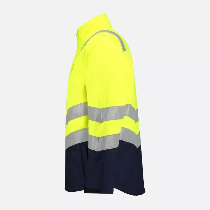Dapro OSPEJ-NB-HVYE, Spectre Softshell Jacket, Navy Blue/Hi-Vis Yellow, image 3