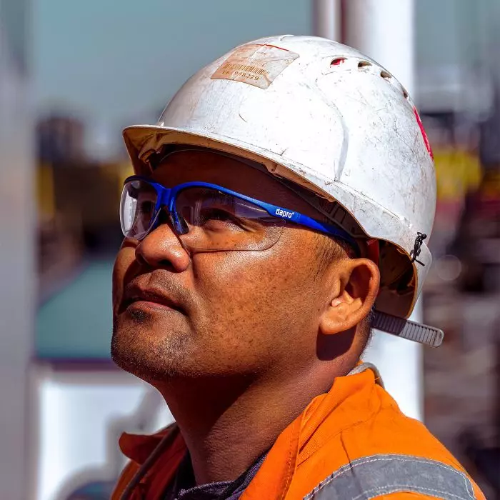 Dapro EOFF-NB-CL, Offshore Safety Glasses, Navy Blue/Clear, image 2, gallery thumbnail