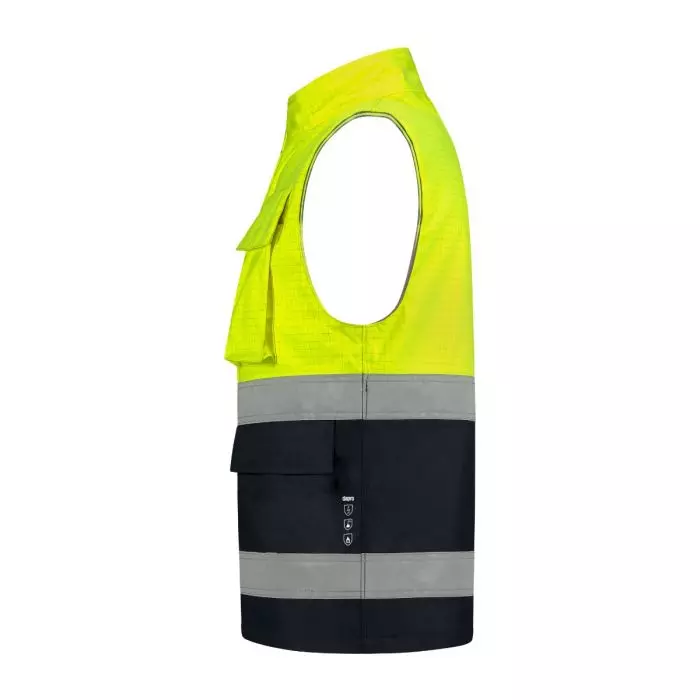 Dapro OPROW-NB-HVYE, Protector Bodywarmer, Navy Blue/Hi-Vis Yellow, image 2