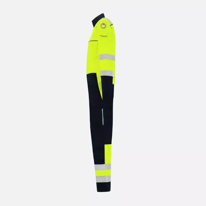 Dapro WVOL2C-NB-HVYE, Volt Class 2 Coverall, Oil Black/Hi-Vis Yellow, image 3