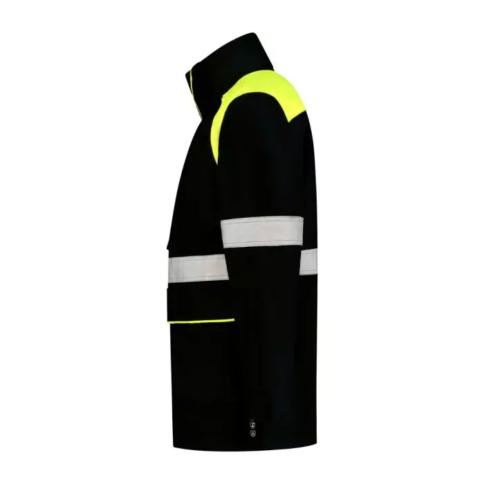Dapro OGTECHJ-BL-HVYE, Globe-Tech Outerwear Jacket, Oil Black/Hi-Vis Yellow, image 3