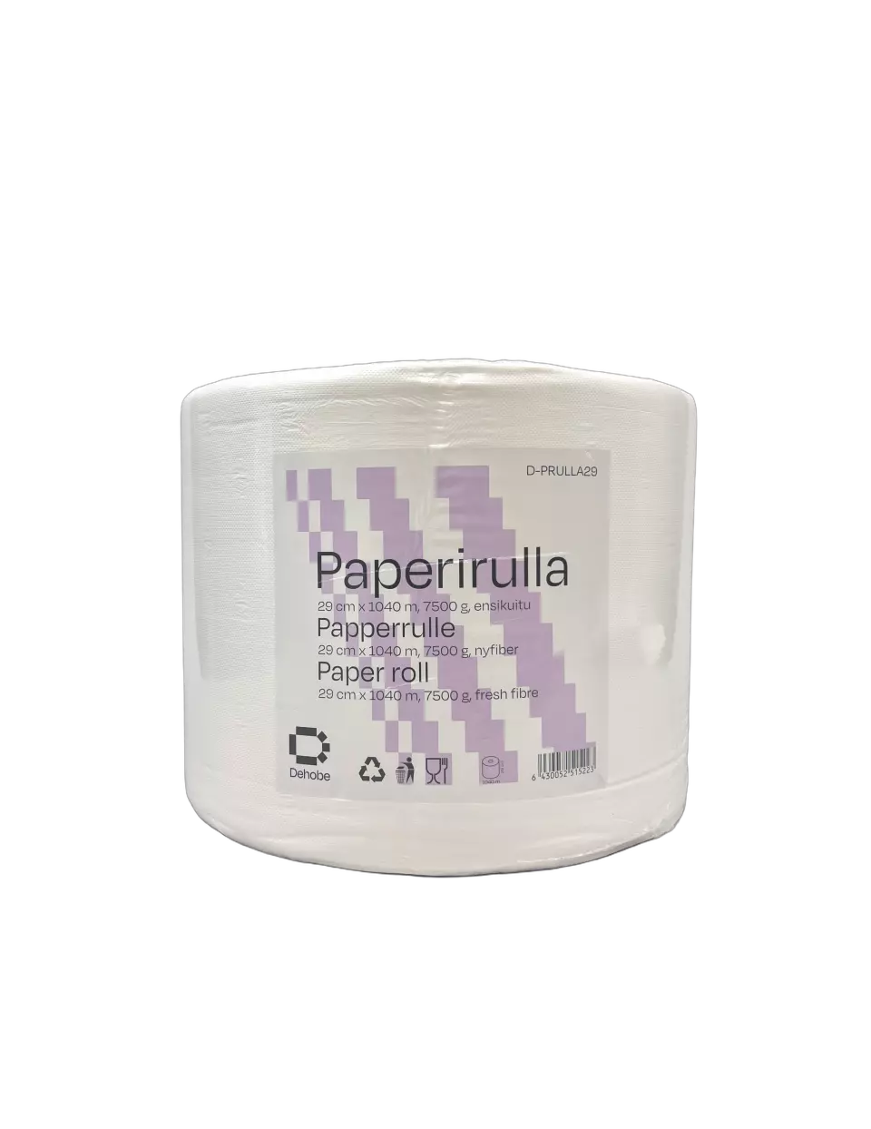 Dehobe D-PRULLA29, Paperirulla, 29 cm x 1040 m, image 1, gallery thumbnail
