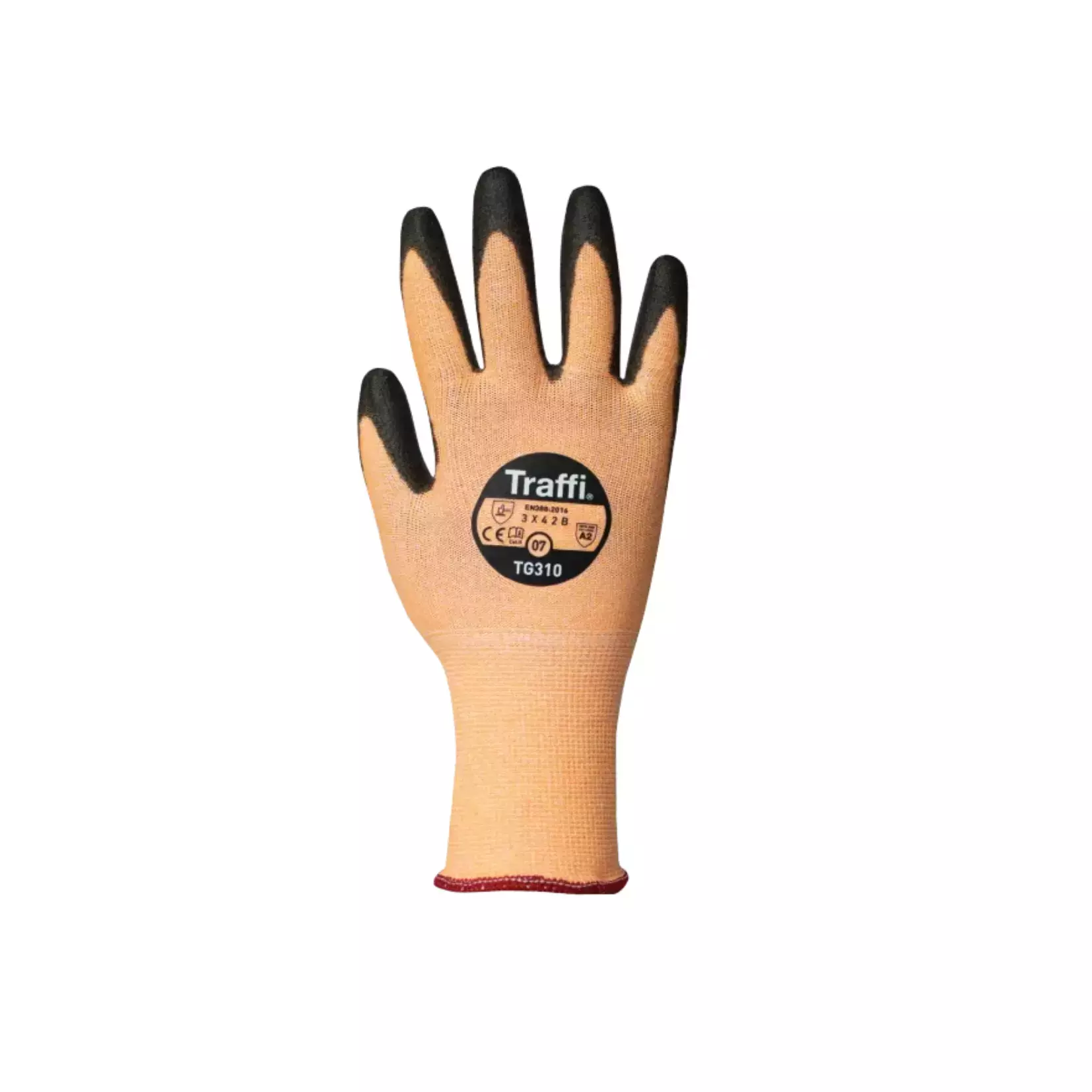 Traffi 310, X-DURA ULTRA PU Cut Level B Safety Glove, image 1