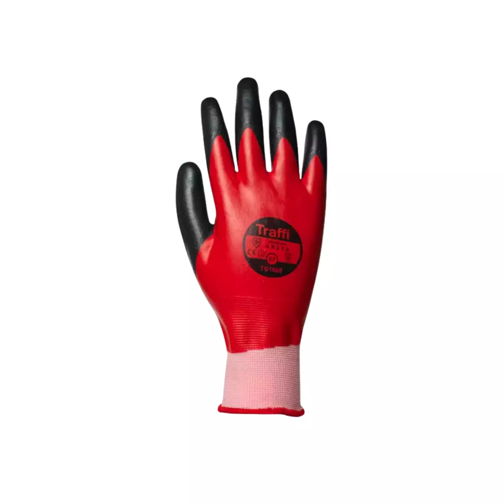Traffi 1060, Waterproof Nitrile Cut Level A Safety Glove, image 1
