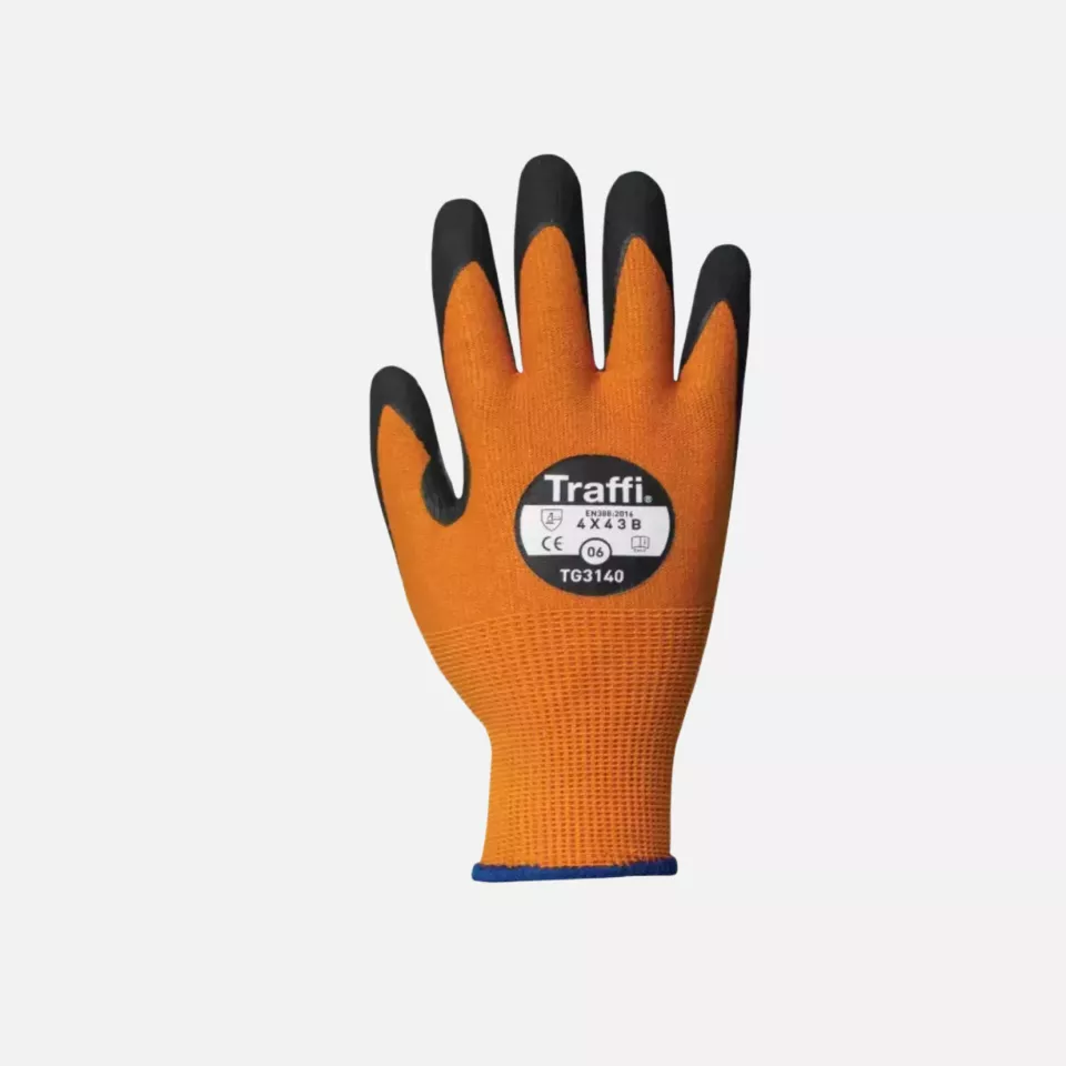 Traffi 3140, MICRODEX ULTRA Nitril-Sicherheitshandschuh Schnittschutz Level B, image 1, gallery thumbnail