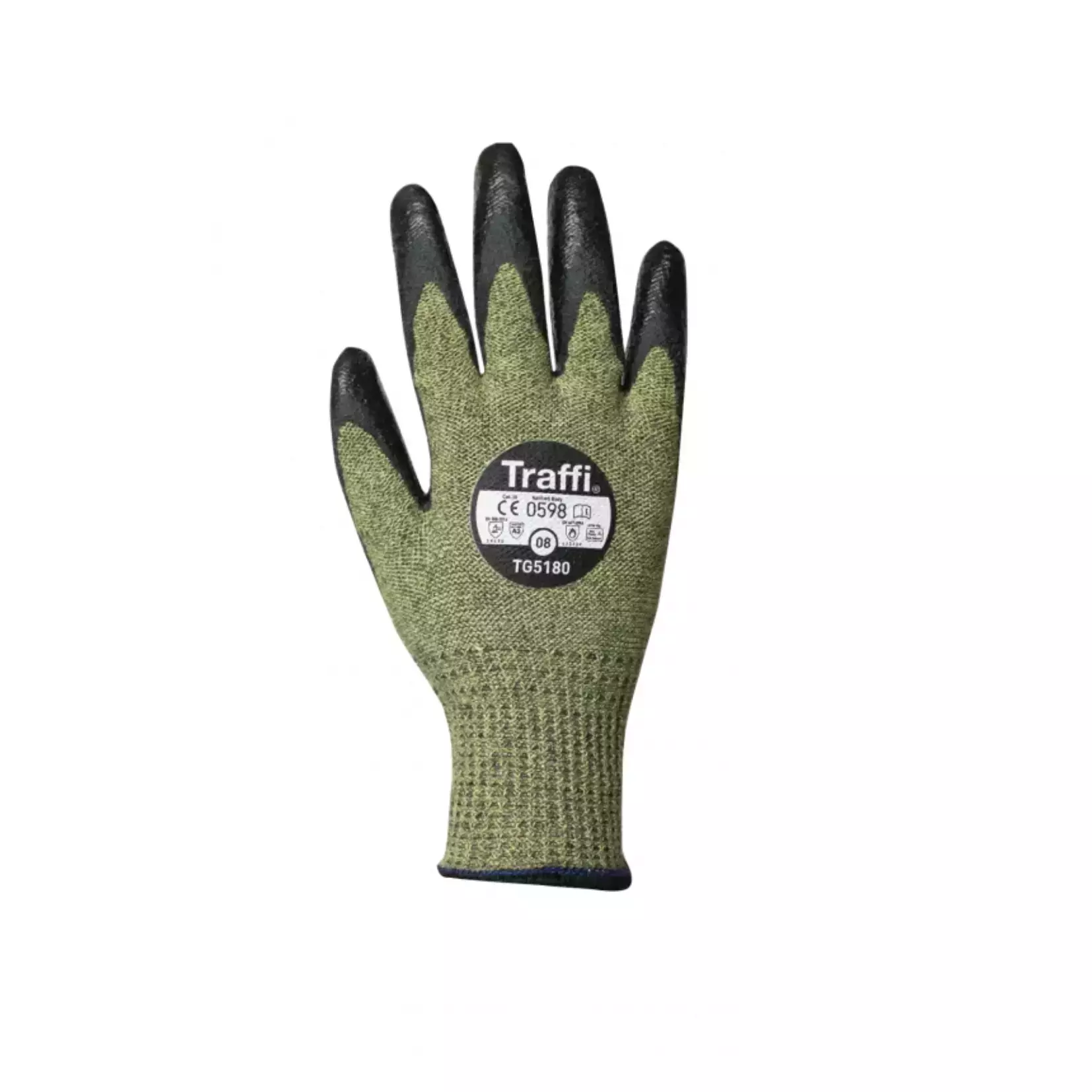 Traffi 5180, ARC FLASH Cut Level D Safety Glove, image 1