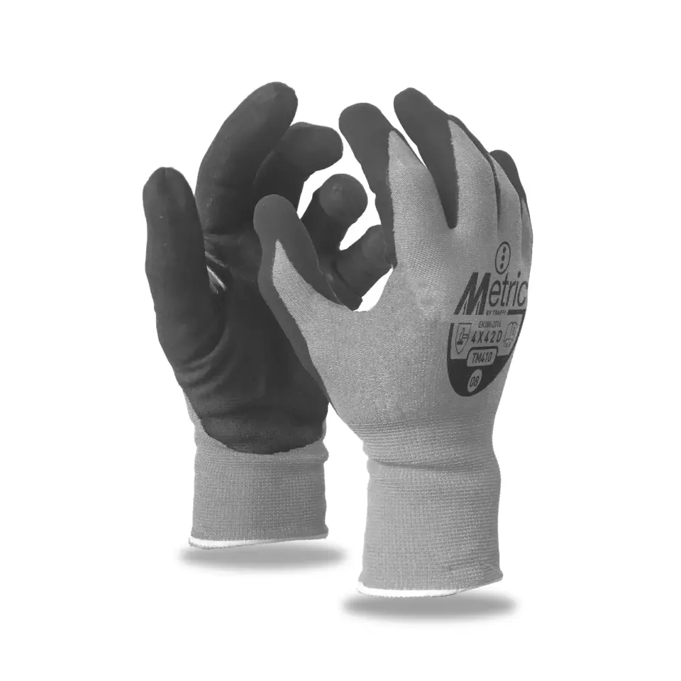 Traffi TM410, Metric Class D Cut Resistant Gloves, image 1, gallery thumbnail