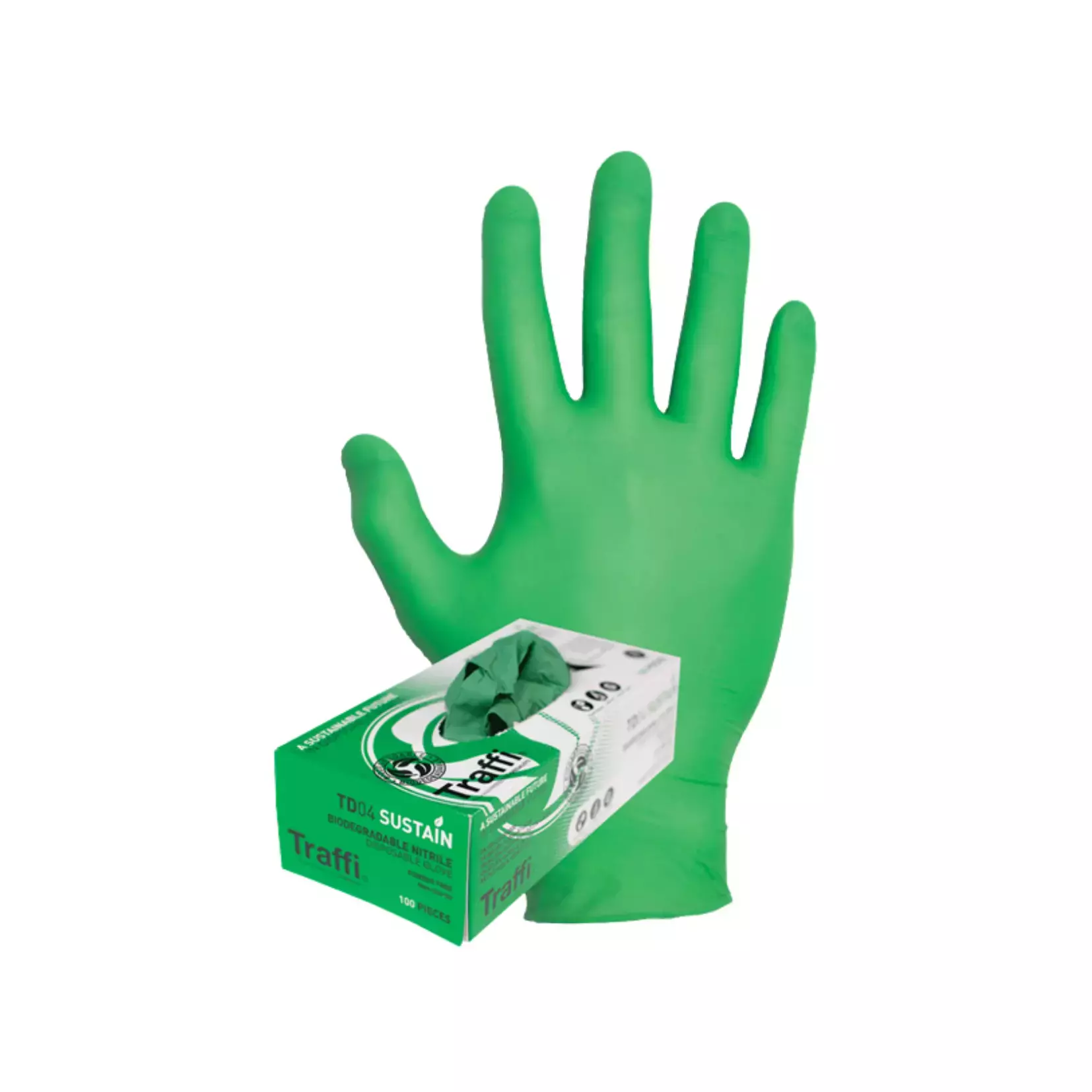 Traffi TD04, Eco Nitrile Gloves, image 2