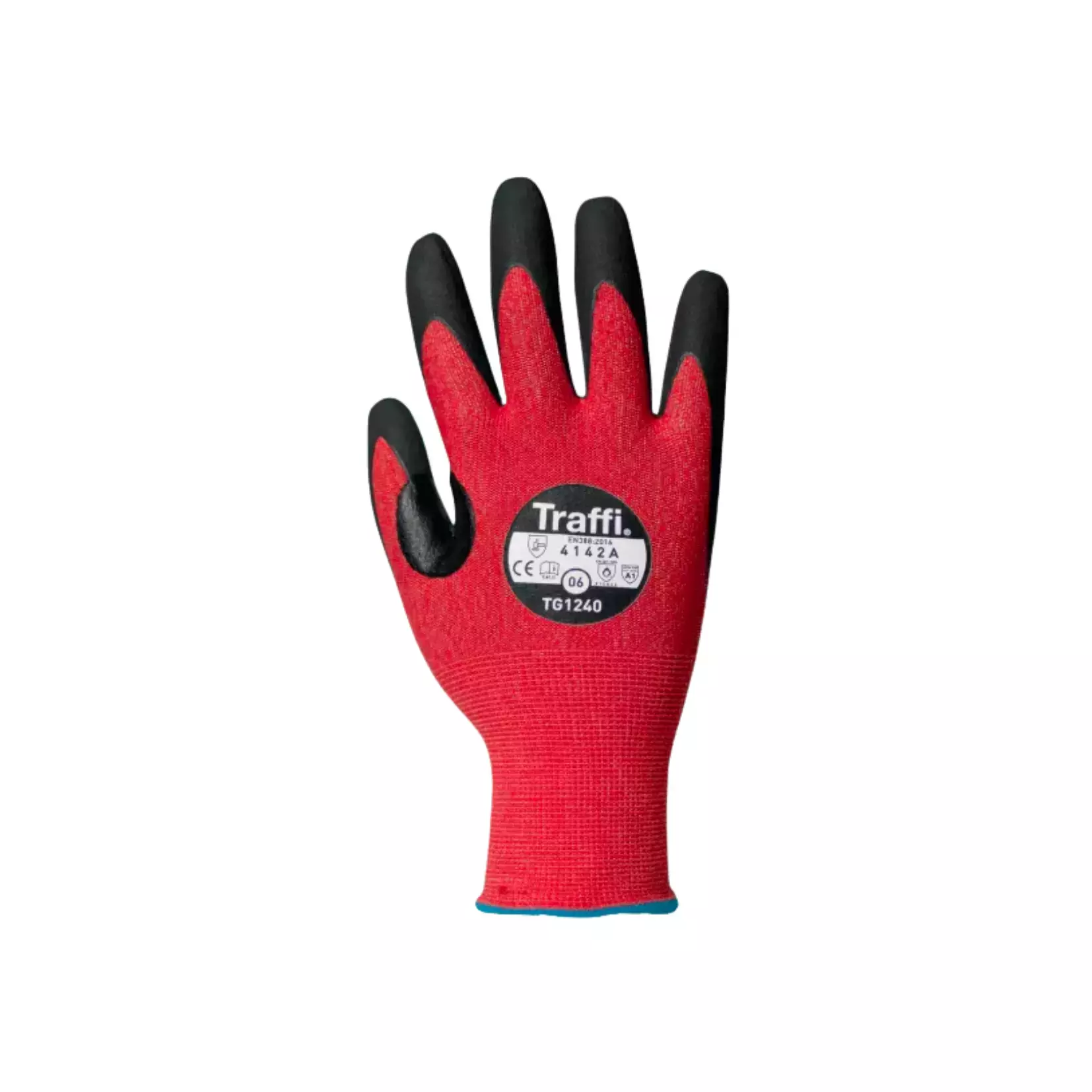 Traffi 1240, MICRODEX LXT Nitrile Cut Level A Safety Glove, image 1