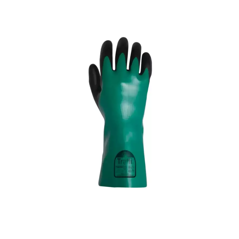 Traffi TG6500, WATERPROOF CHEMICAL Cut Level D Safety Glove, image 1, gallery thumbnail