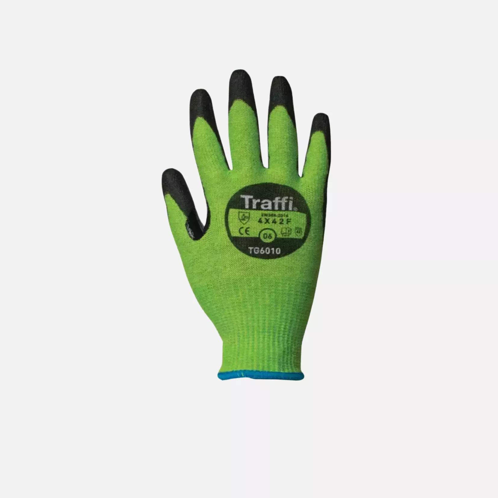 Traffi TG601, X-DURA CLASSIC PU Cut Level F Safety Glove, image 1