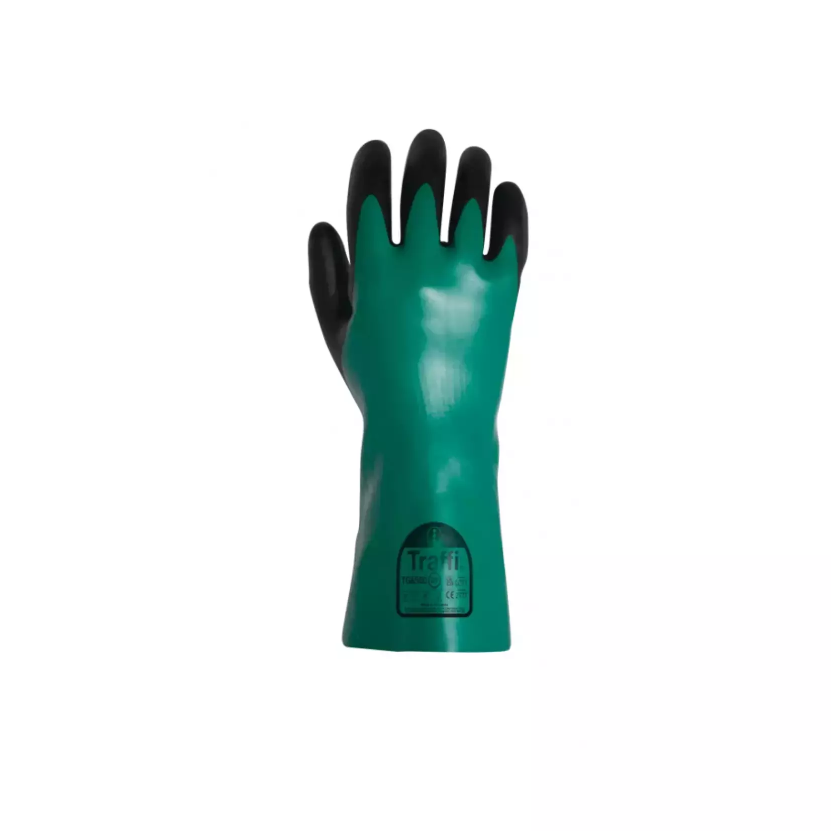 Traffi TG6500, WATERPROOF CHEMICAL Cut Level D Safety Glove, image 1
