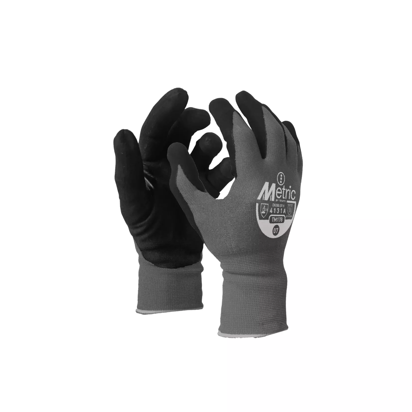 Traffi TM178, Nitrile Coated Nylon Cut Level A Safety glove, image 1