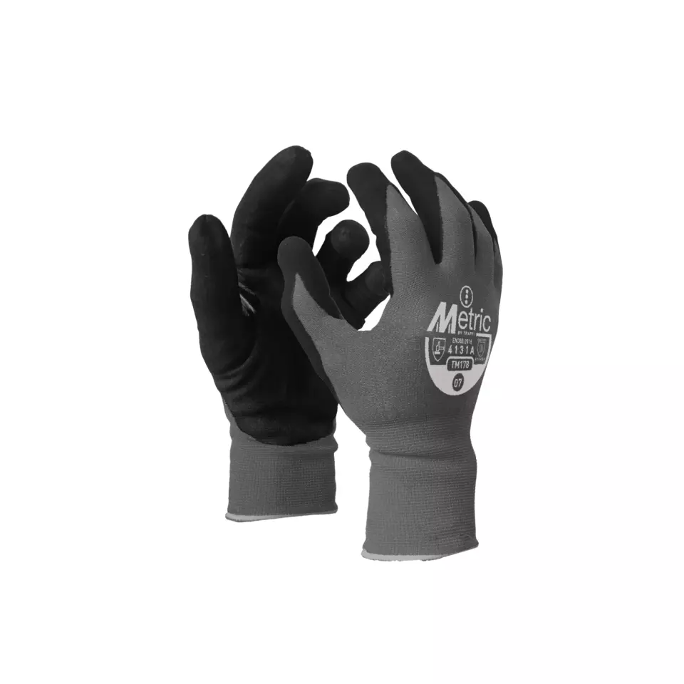 Traffi TM178, Nitrile Coated Nylon Cut Level A Safety glove, image 1, gallery thumbnail