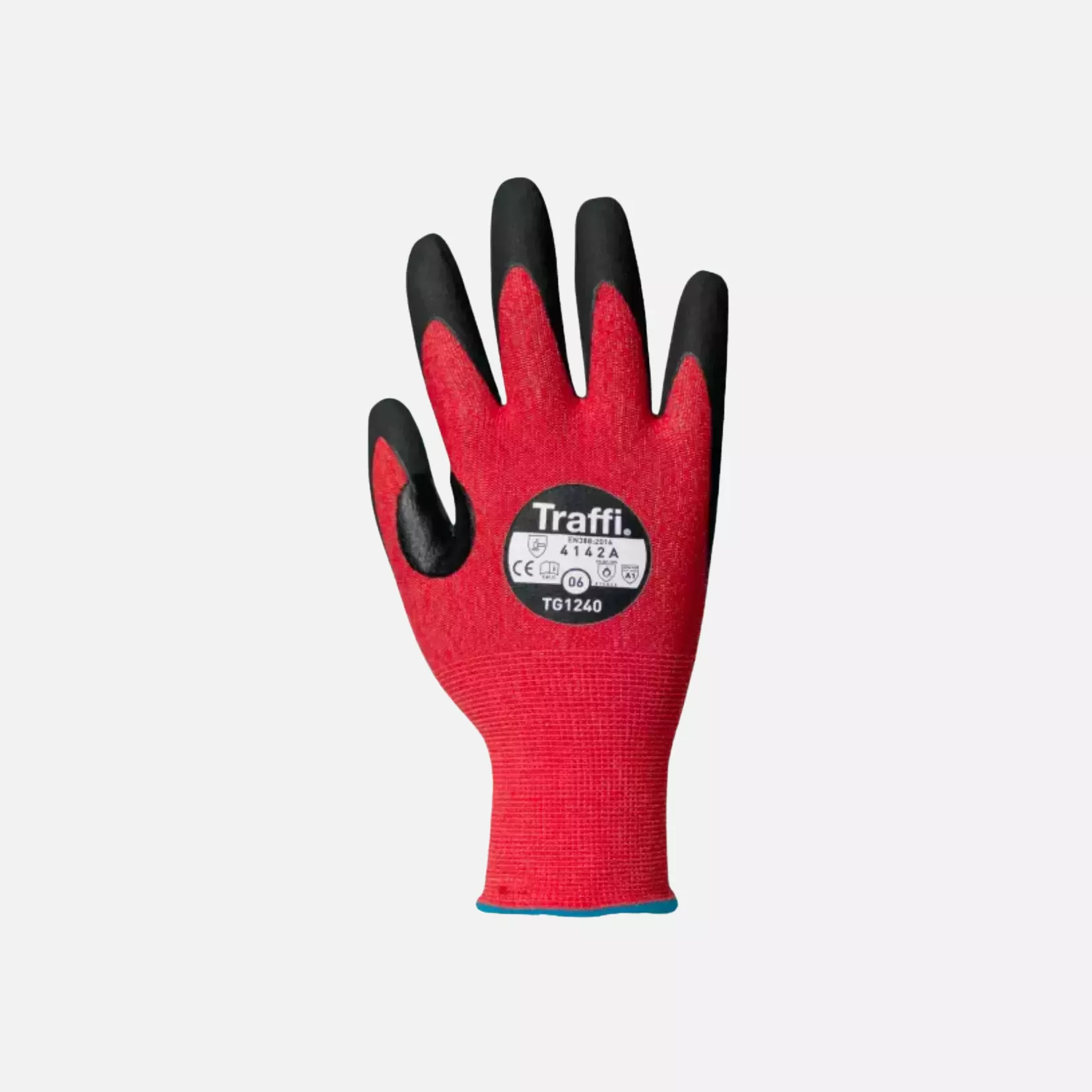 Traffi 1240, MICRODEX LXT Nitrile Cut Level A Safety Glove, image 1