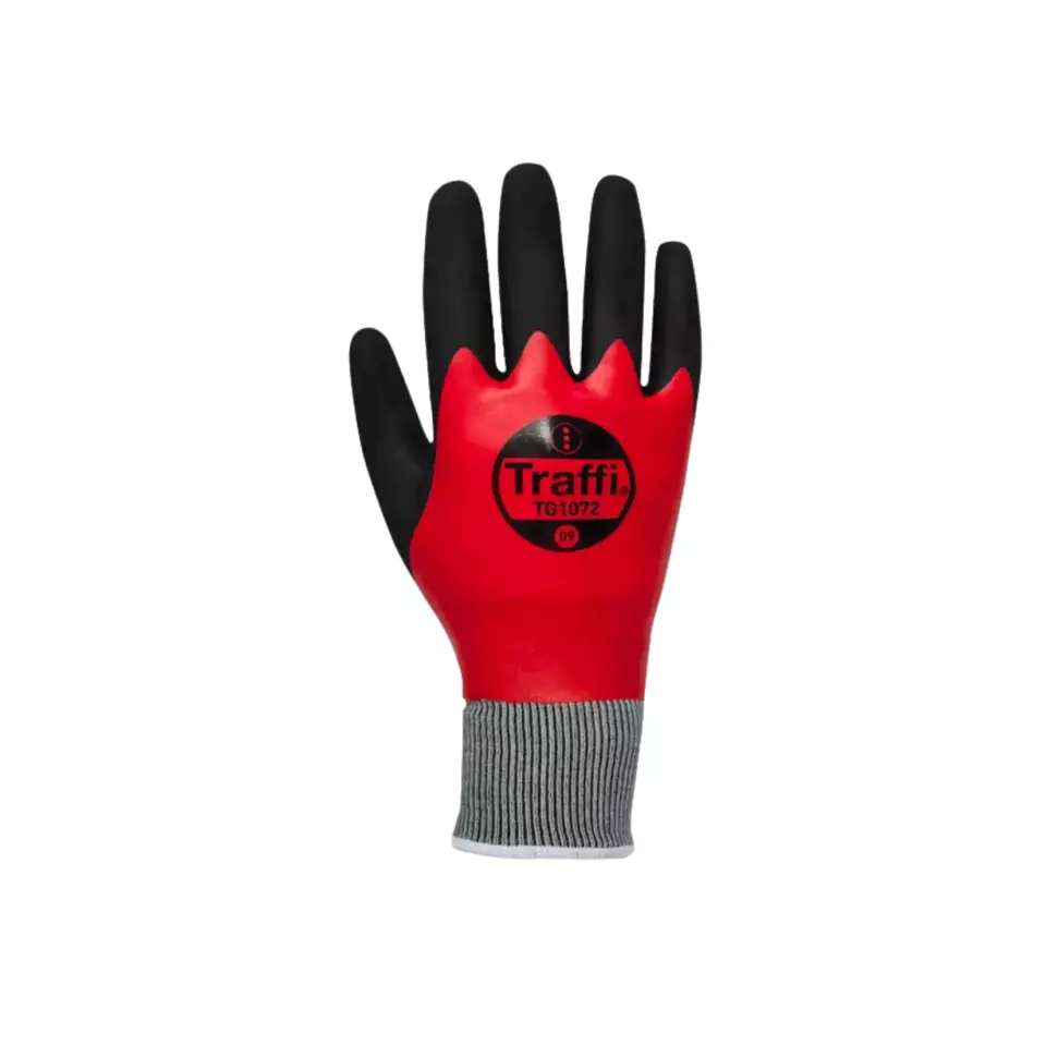 Traffi 1072, Double Dipped Cut Level A Safety Glove, image 1, gallery thumbnail
