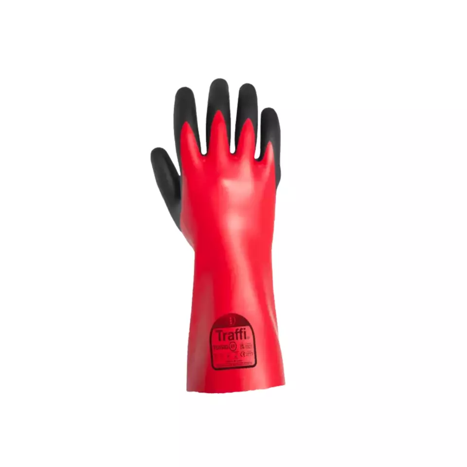Traffi 1500, Waterproof Chemical Cut Level A Safety Glove, image 1, gallery thumbnail