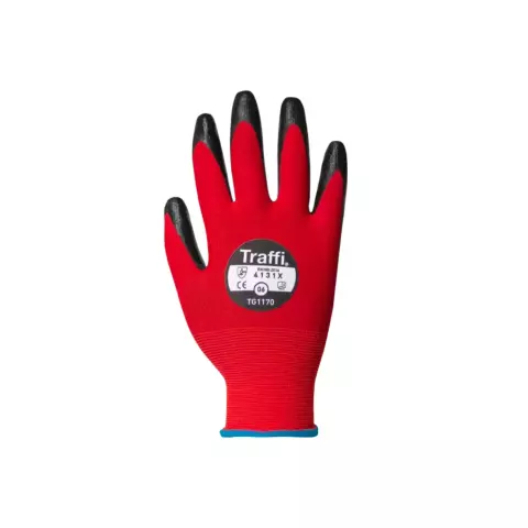 Traffi X-DURA Flat Nitrile Cut Level 1 Safety Glove