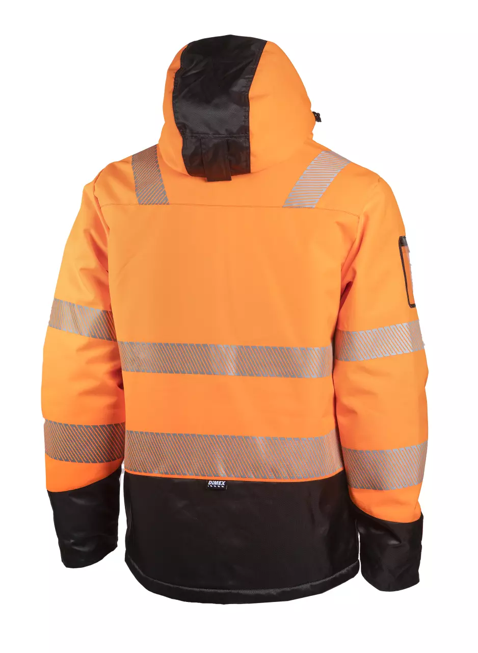 Dimex 6151R, Hi-Vis Winter Shell Jacket, image 2, gallery thumbnail