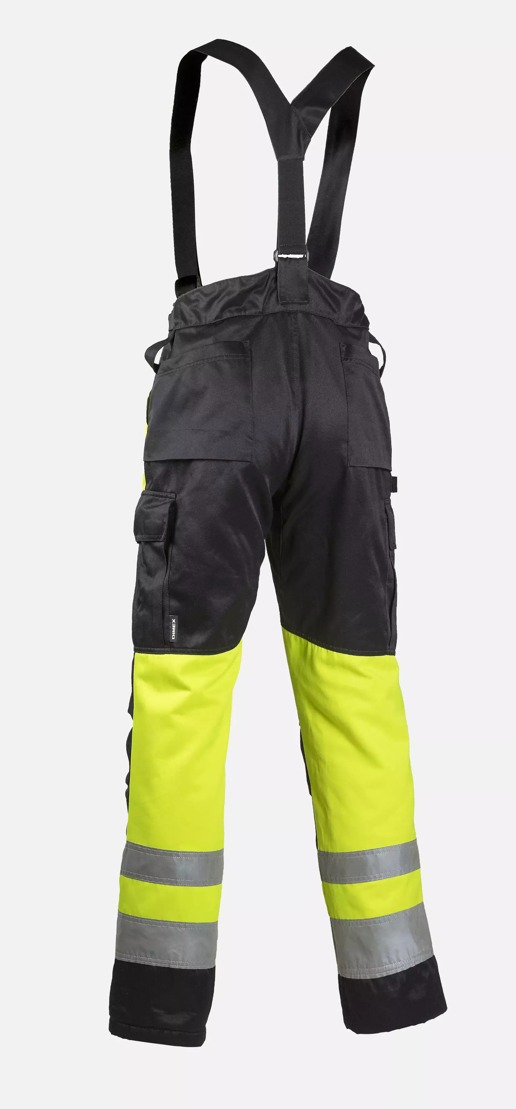 Dimex 6176Y, Hi-Vis Winter Trousers with braces, image 2