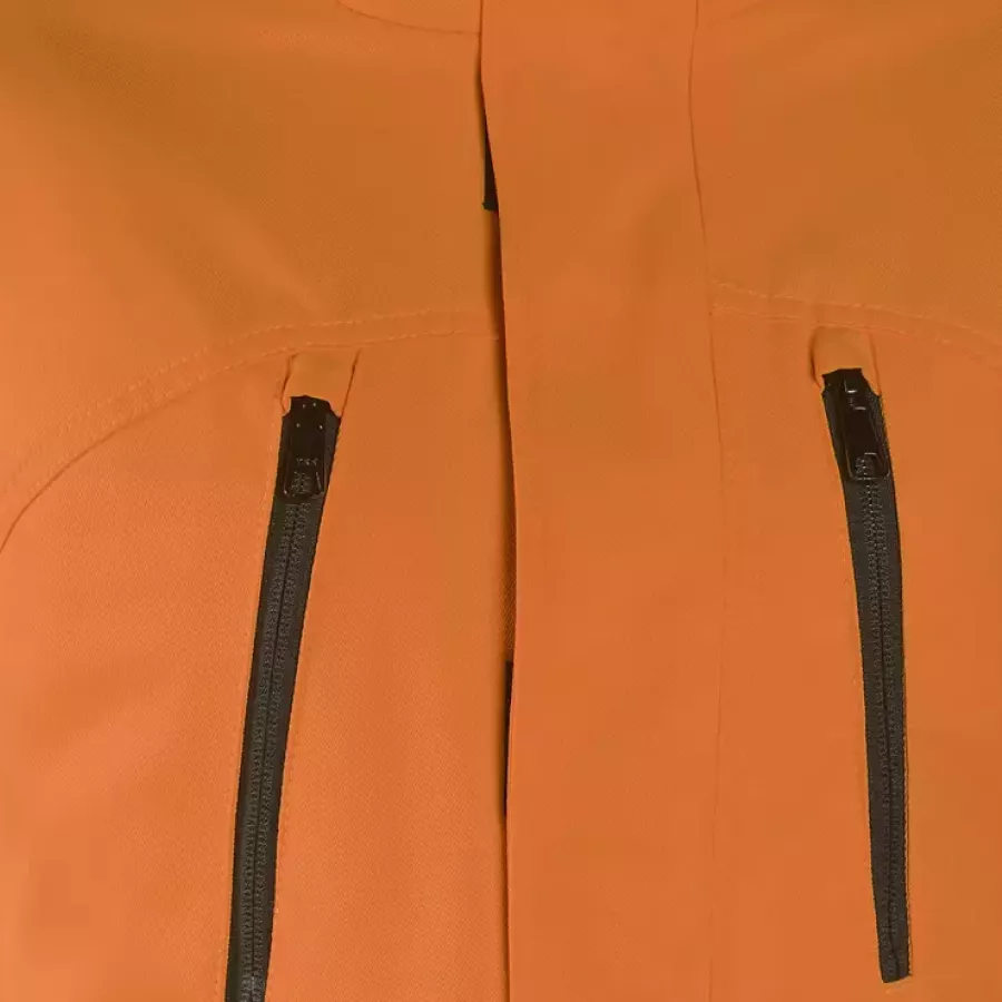 **Water and Dirt Repellent Material** ensures you stay dry and clean, even in messy or wet conditions.