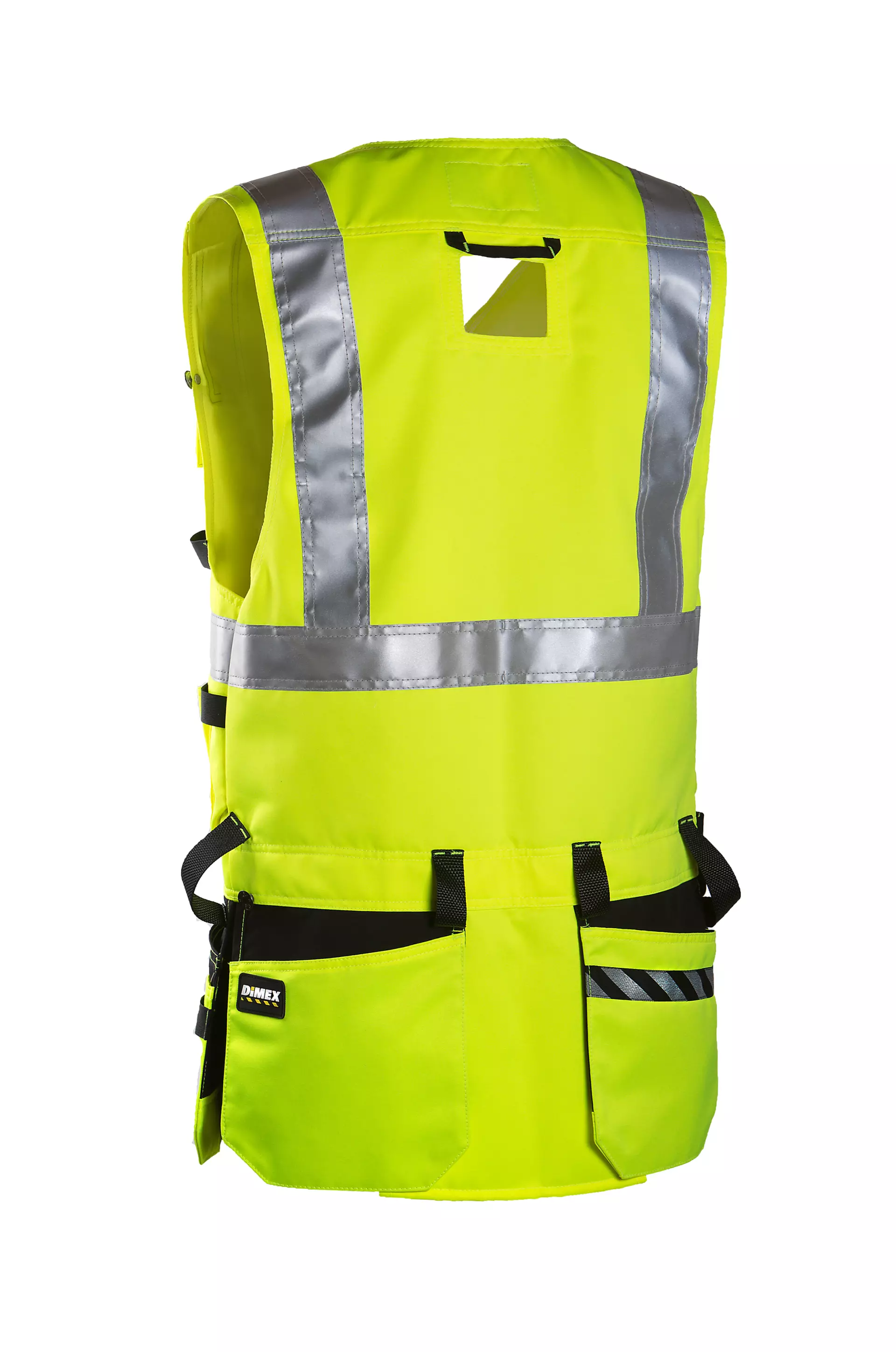 Dimex 6320, Hi-Vis Hanging pocket Vest, image 1
