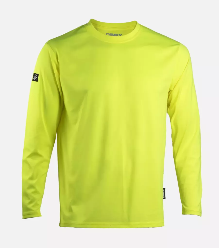 Dimex 4510PLUS, Longsleeved T-shirt, Yellow, image 1