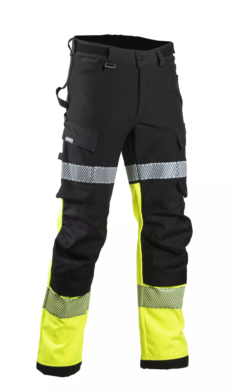 Dimex 6142, Hi-Vis SoftShell Trousers, image 1, gallery thumbnail