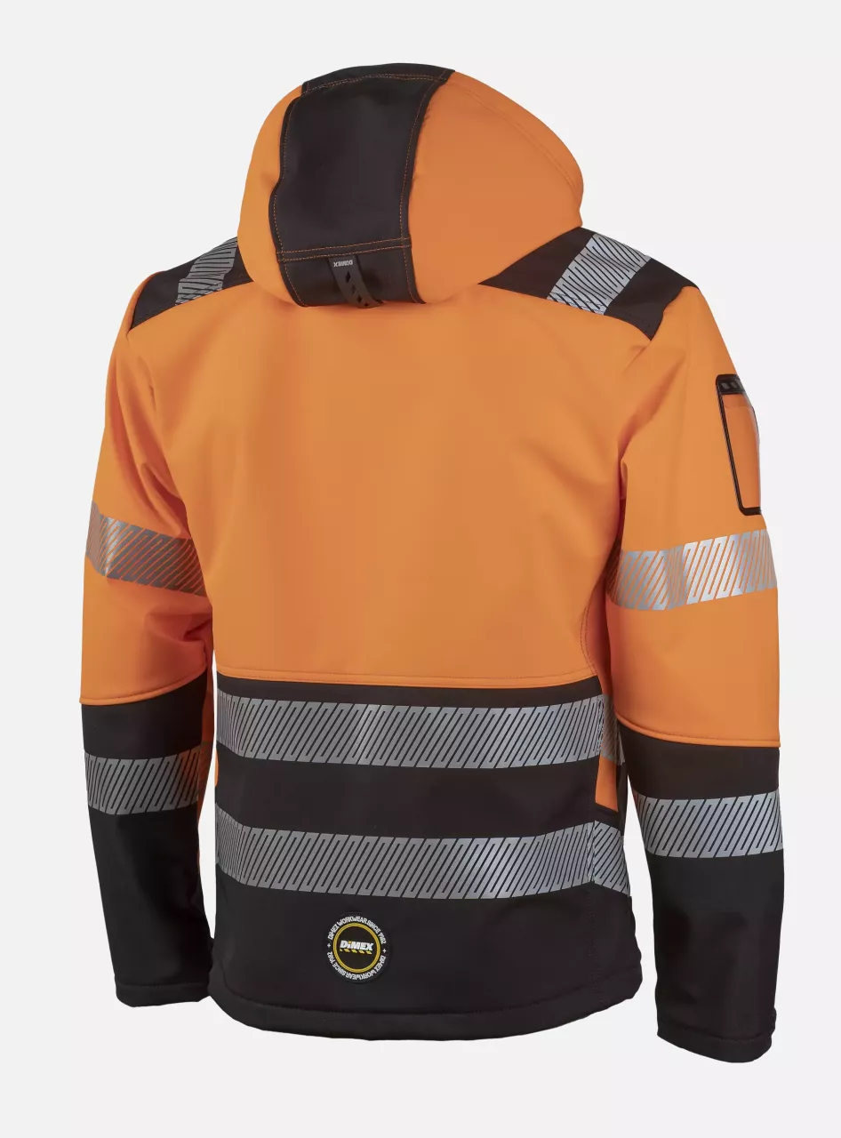 Dimex 6099R, Hi-Vis Softshell Jacket, image 2, gallery thumbnail