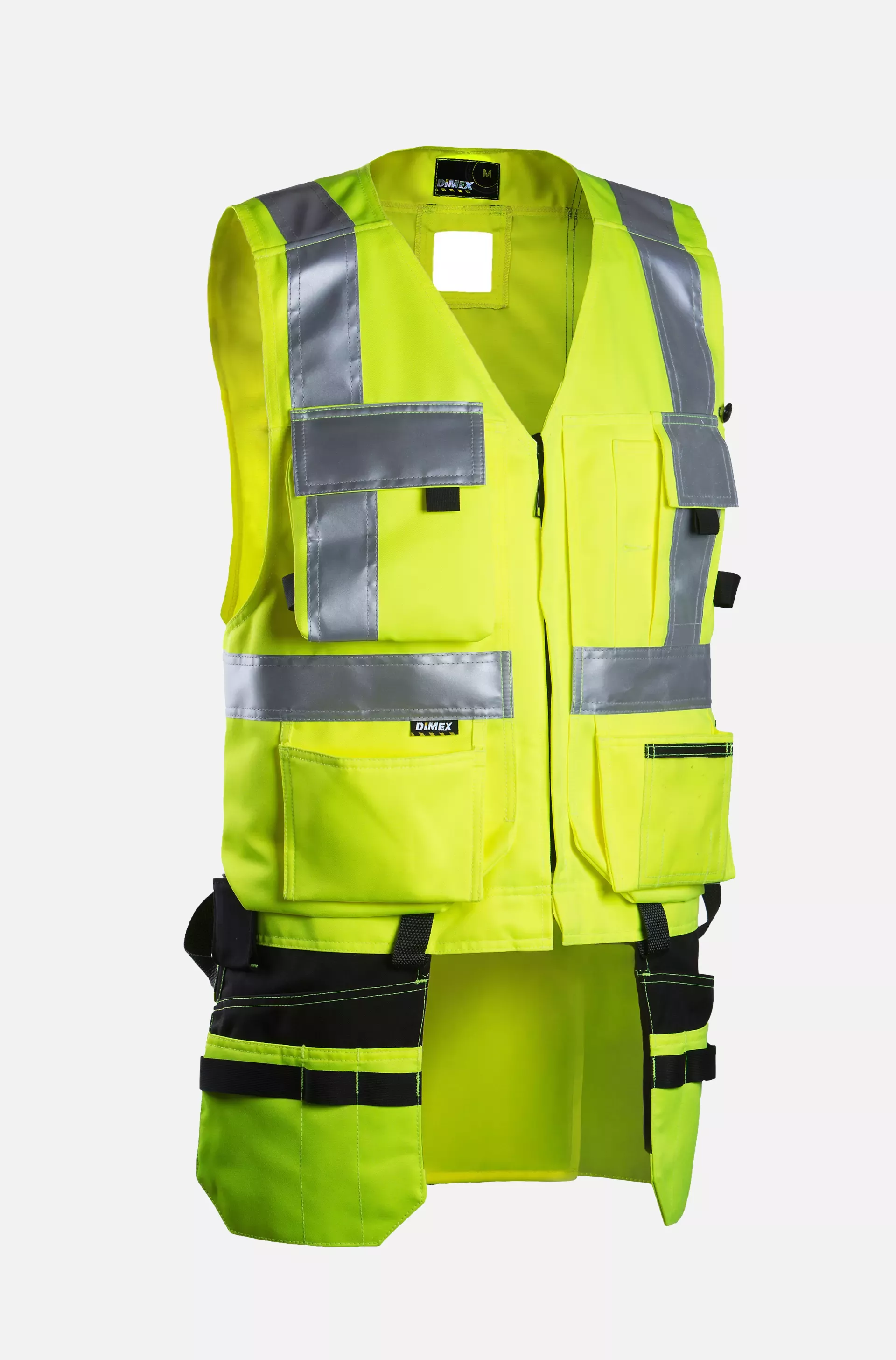 Dimex 6320, Hi-Vis Hanging pocket Vest, image 2