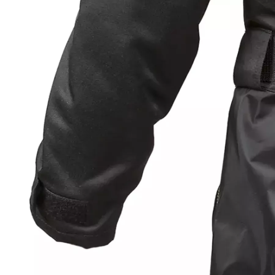 **Adjustable Velcro Cuffs** let you seal out cold air for a snug, customized fit.