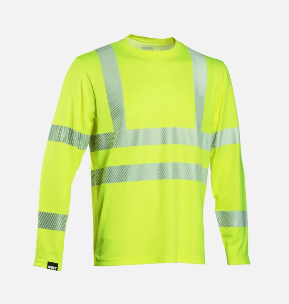 Dimex 4248, Long-sleeved Hi-Vis T-Shirt, image 1, gallery thumbnail