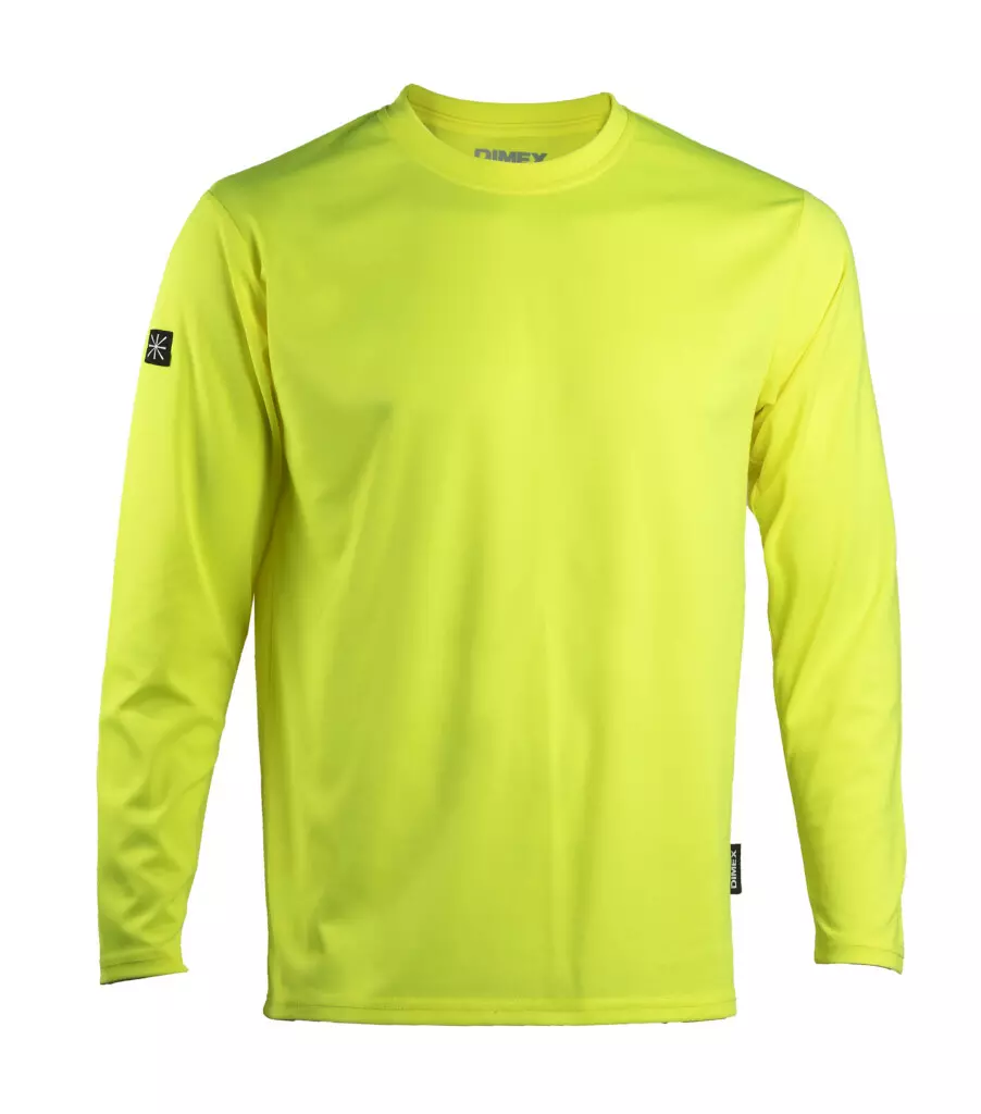 Dimex 4510PLUS, Longsleeved T-shirt, Yellow