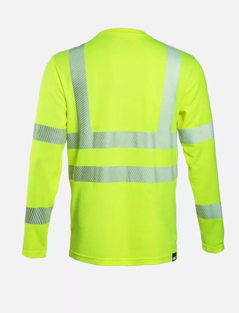 Dimex 4248, Long-sleeved Hi-Vis T-Shirt, image 2