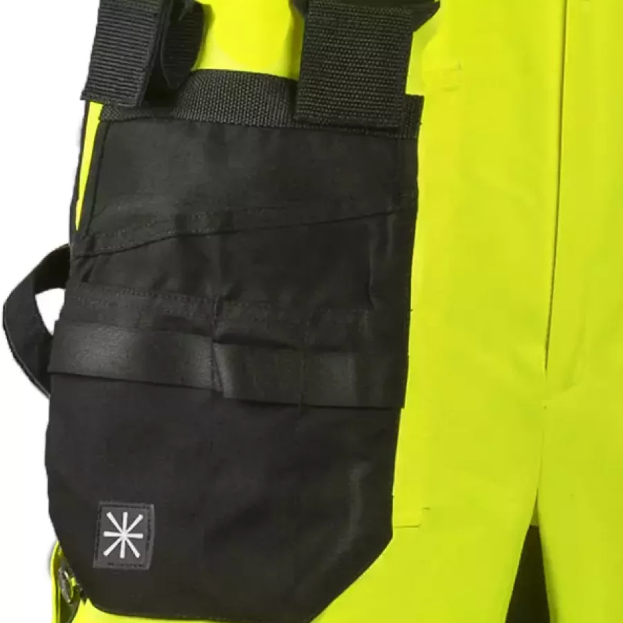 **Detachable Pockets** offer flexible storage options for tools and essentials on the go