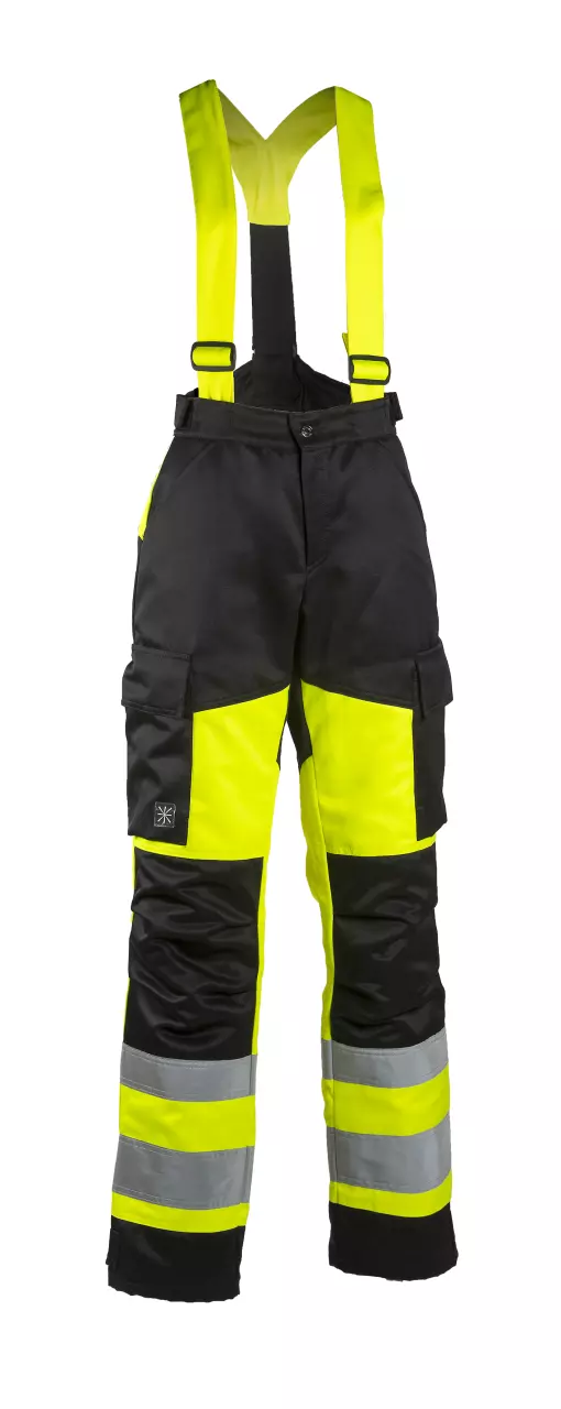 Dimex 6178Y, Women's Hi-Vis Winter Trousers with bracest, image 1, gallery thumbnail
