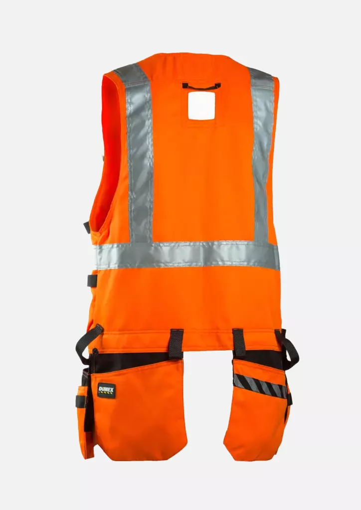 Dimex 6320R, Hi-Vis Hanging pocket Vest, image 2