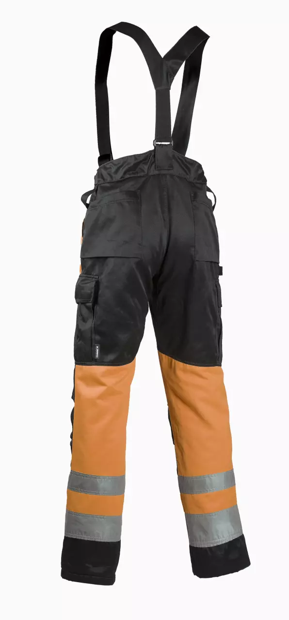Dimex 6176R, Hi-Vis Winter Trousers with braces, image 2, gallery thumbnail