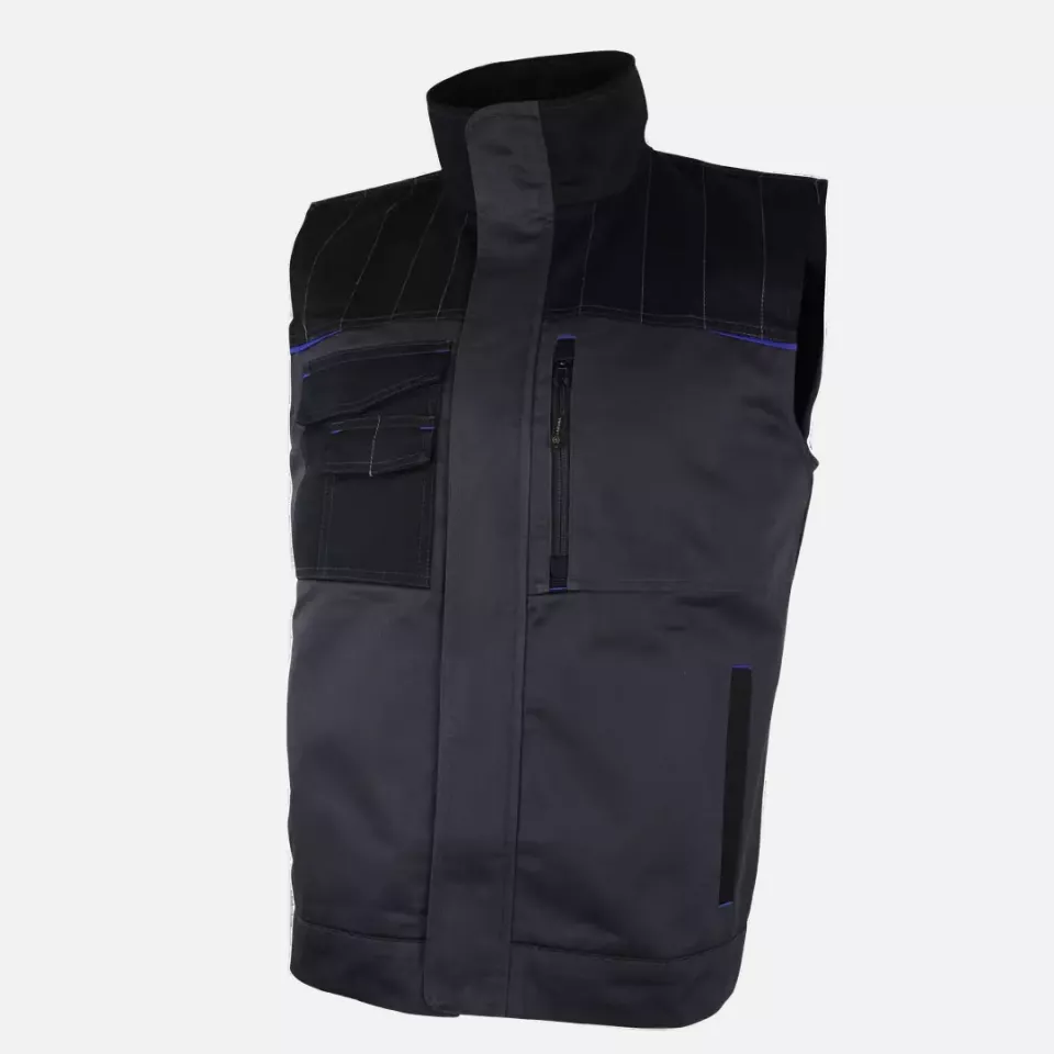 Lacuna 8NORTGHL, NORTH TECH Work vest grey-blue, image 1, gallery thumbnail