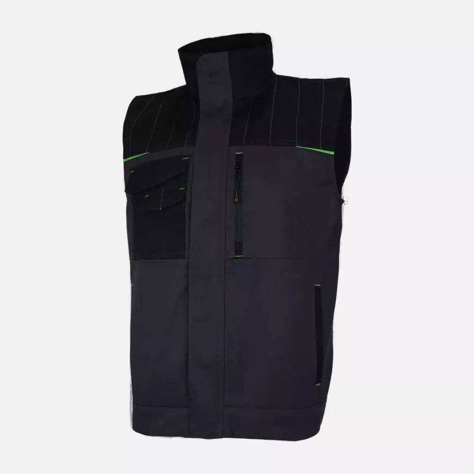 Lacuna 8NORTGSL, NORTH TECH Work vest grey-green, image 1, gallery thumbnail