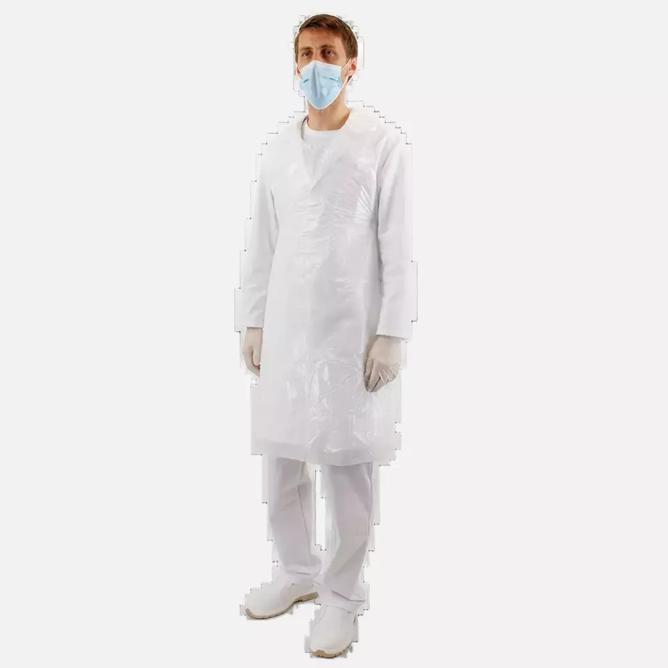 Lacuna 2ZOEWH, ZOE Disposable apron white, image 1, gallery thumbnail