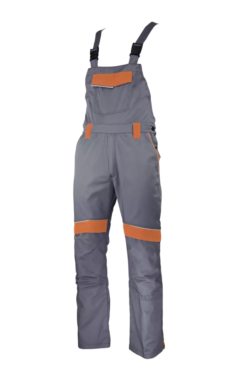 Lacuna 8GREEBS46, GREENLAND Work Bib & Brace grey-orange