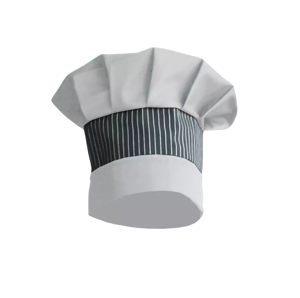 Lacuna 8ADRIKKB, ADRIATIC Chef's hat white, image 1, gallery thumbnail