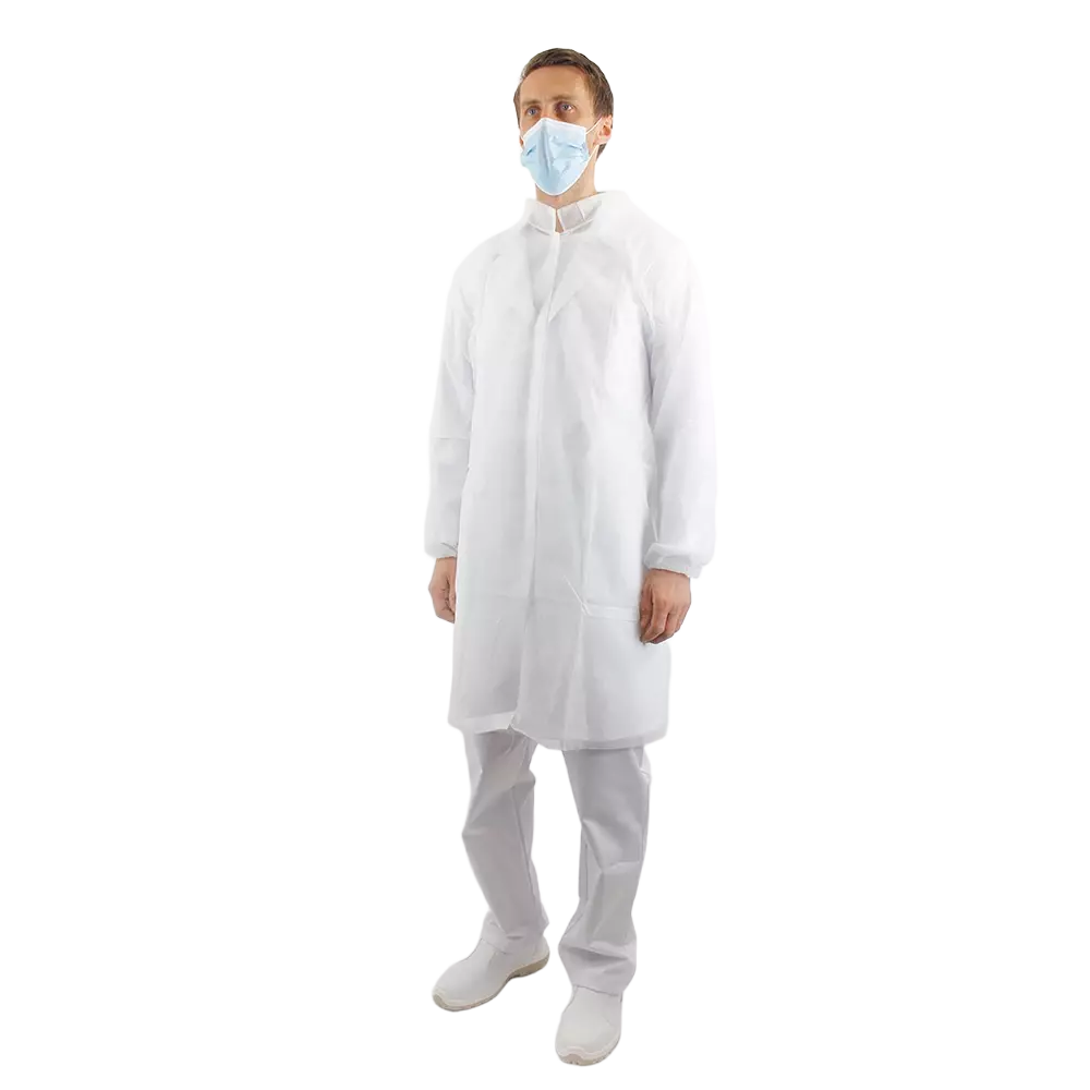 LACUNA 2EZRWH-XL, EZRA XL Lab gown white, image 1